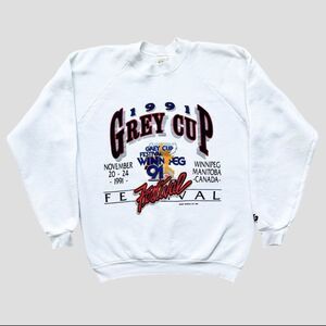 Grey Cup Festival Winnipeg 1991 Fruit of the Loom Sweatshirt (XL fits M)
